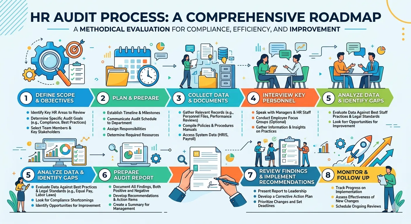 Structured document review as part of an independent HR audit